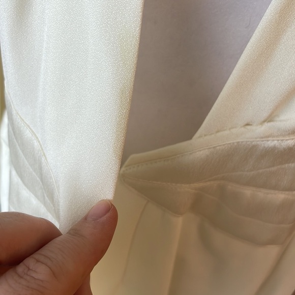 ST GILLIAN VINTAGE 60s White wrap dress - Picture 11 of 12